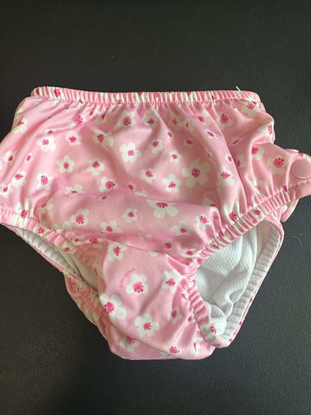 Pink Floral Reusable Diaper Cover for Girls